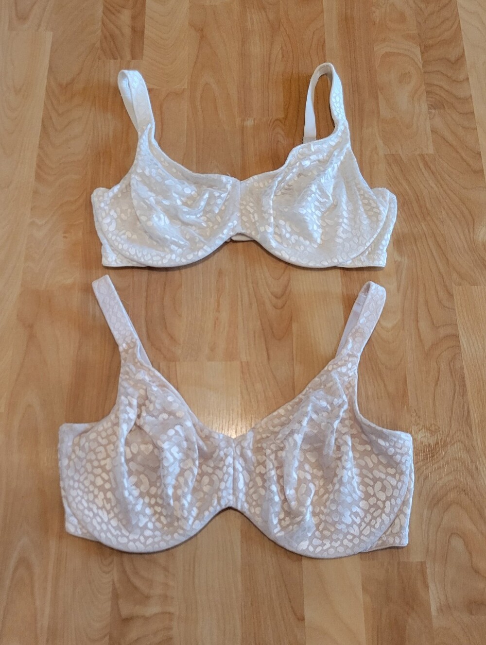 Soma Emma Underwire Bra Bundle White Neutral Size 38DDD 38F